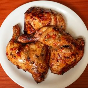 KB Grilled Quarter Chicken + Side