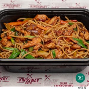 KB Stir Fry Pasta with Shredded Chicken
